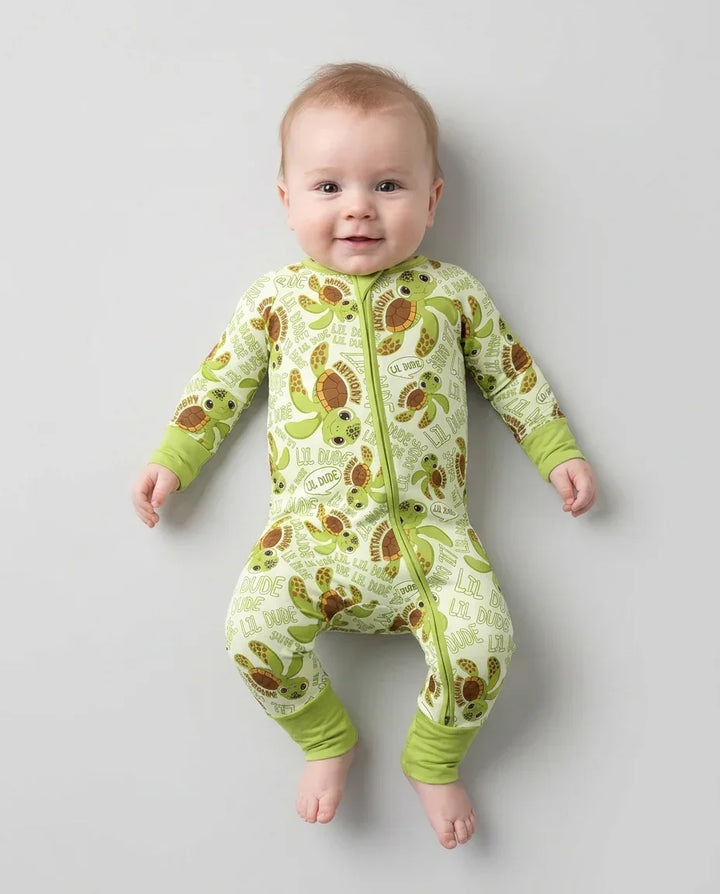 Gerippte Babykleidung mit individuellem Foto - Weich &amp; Skizzenhaft