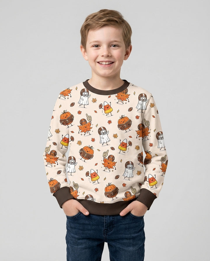 Sweatshirt mit Rundhalsausschnitt aus Bambusfaser