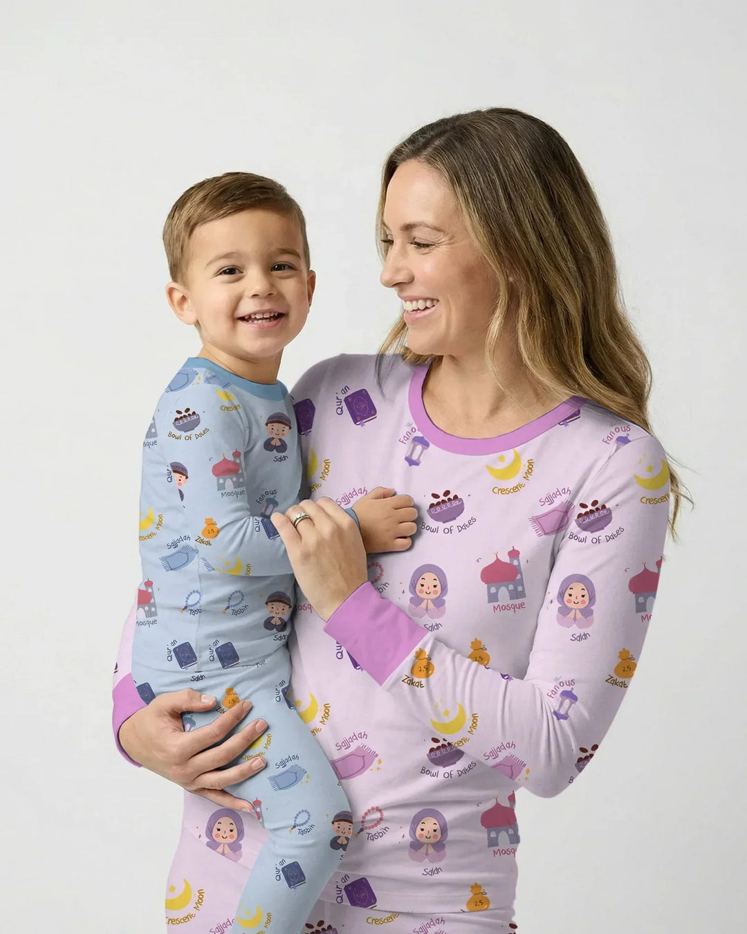 Template Zweiteiliges Pyjama-Set mit kurzen Ärmeln und Shorts