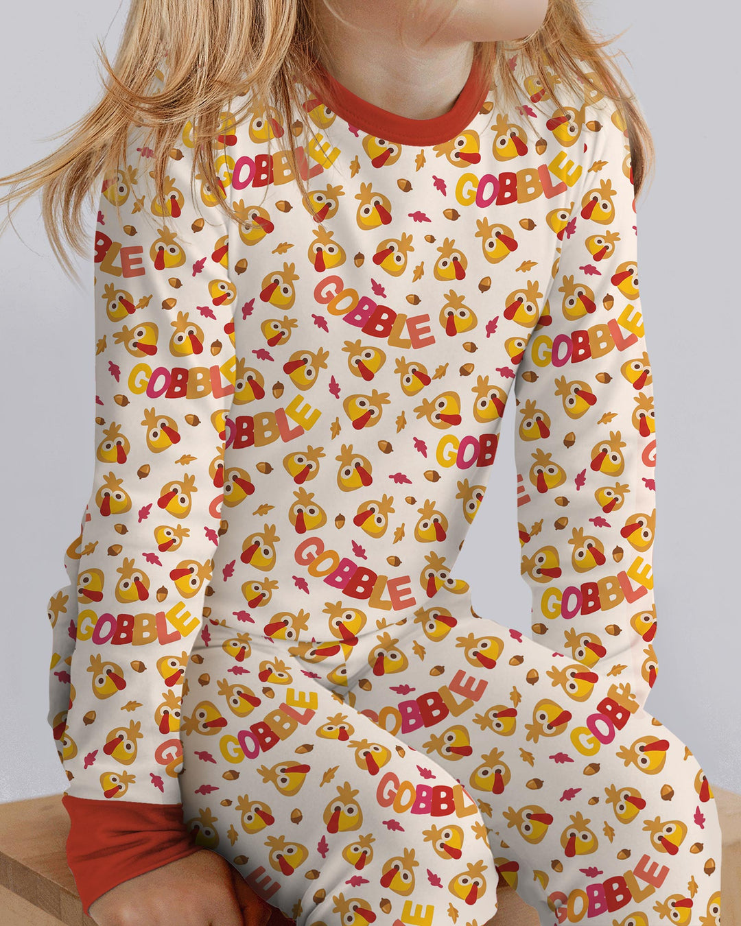 Gobble Gobble Bamboo Two Piece Long Sleeve Pajama Set