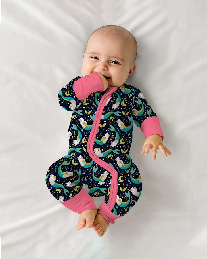 Gerippte Babykleidung mit individuellem Foto - Weich &amp; Skizzenhaft
