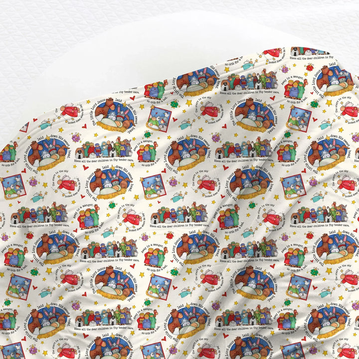 Away In A Manger Blessings Bamboo Swaddle Blanket