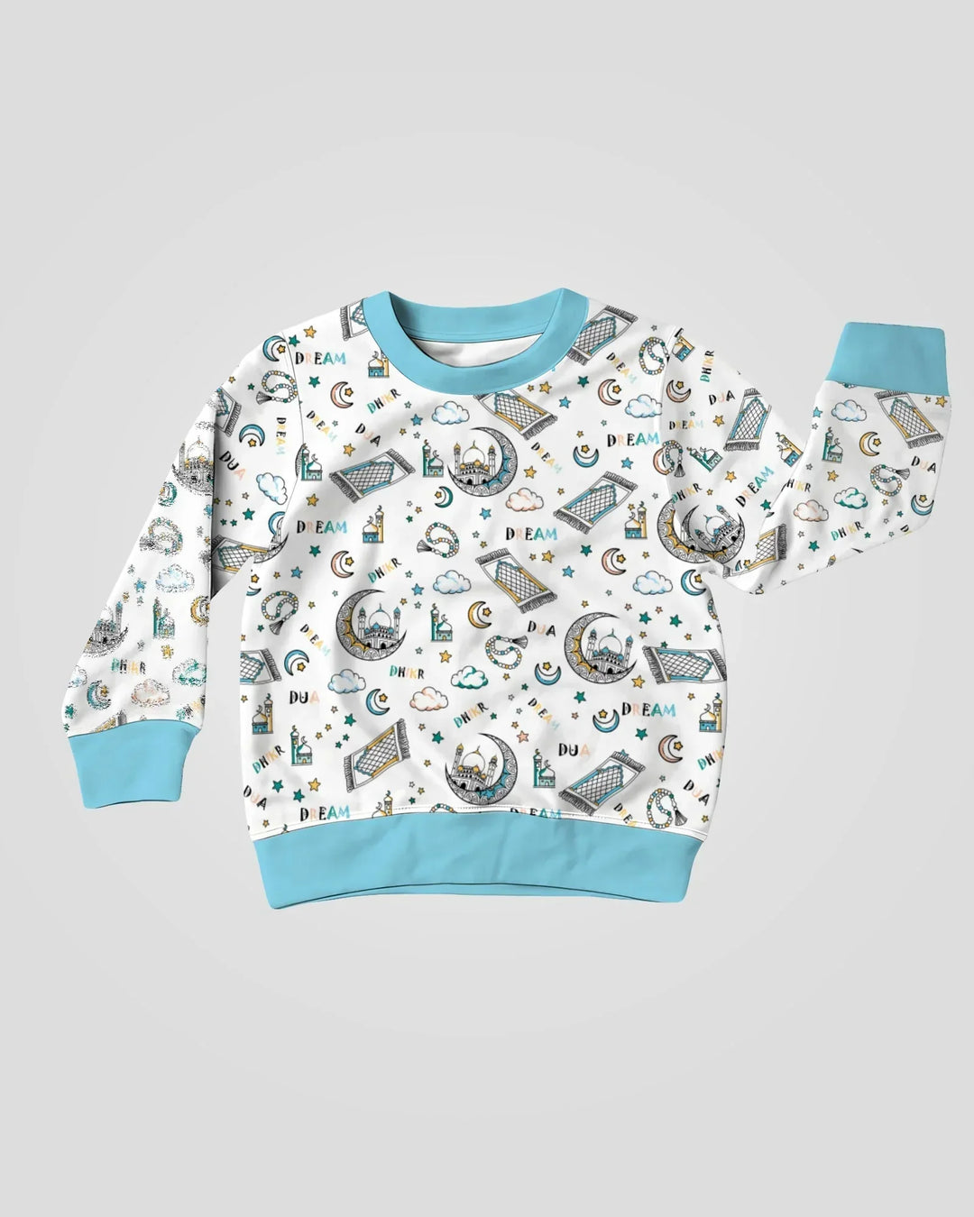 Dua, Dhikr, Traum-Matching Familie Bambus Rundhals-Sweatshirt