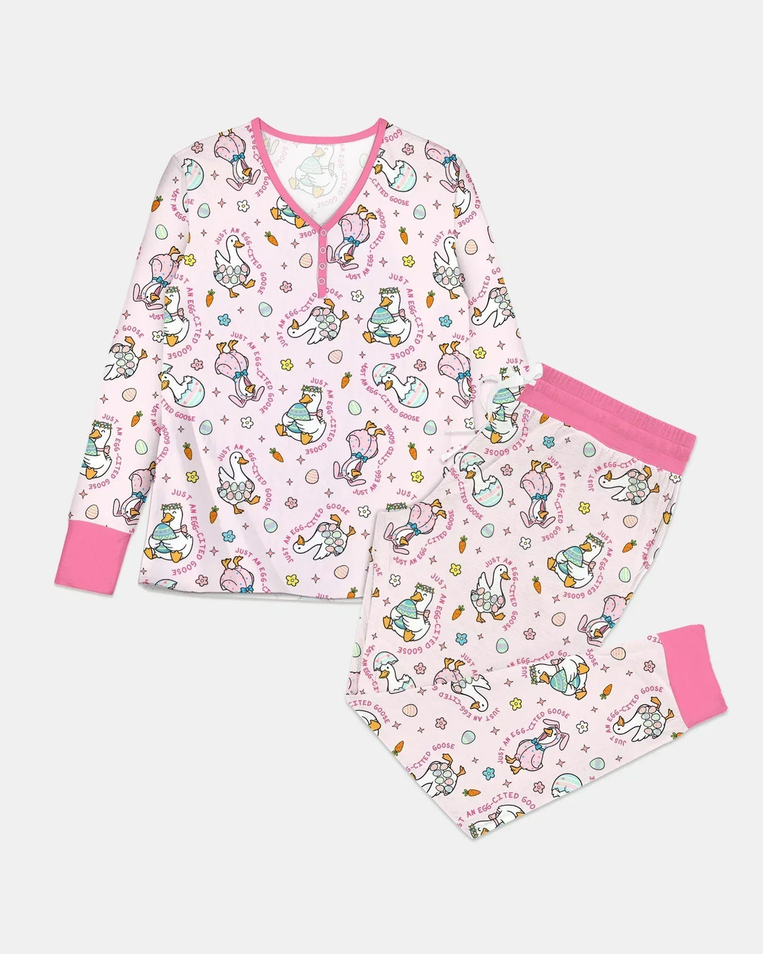 Ostern Silly Goose Bambus Pyjama-Set für Damen