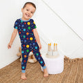 Solar Space Adventure Bamboo Two Piece Short Sleeve Pajama Set