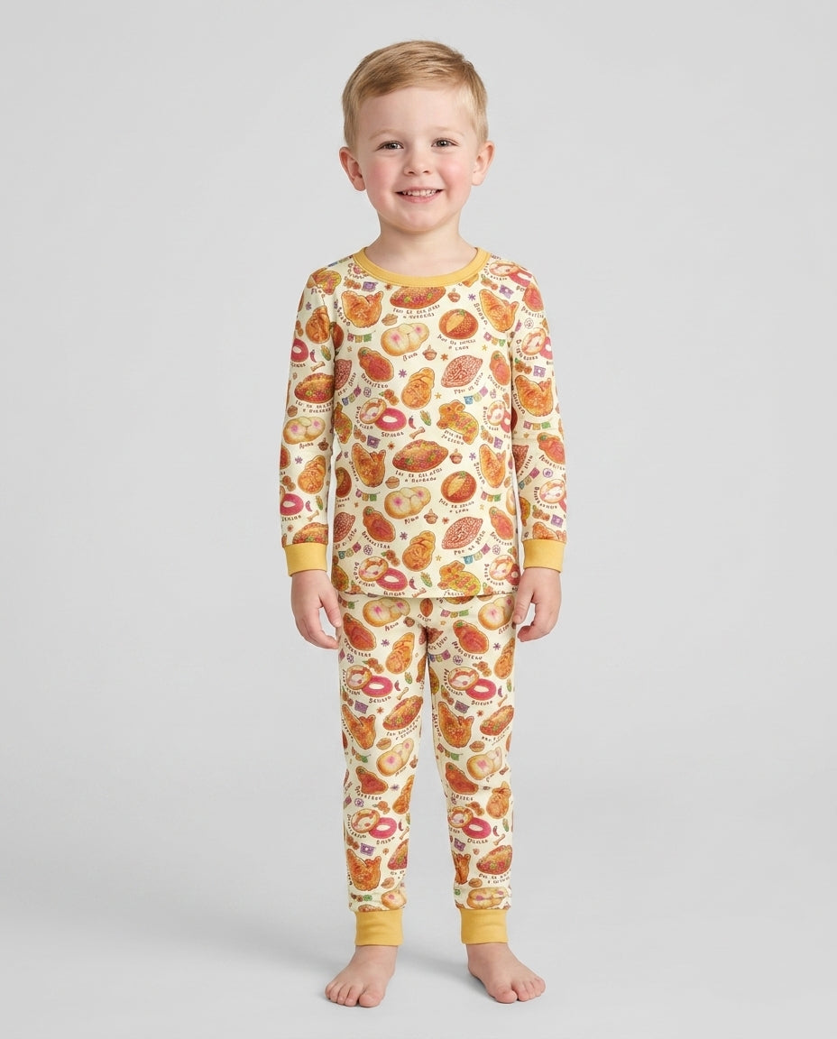 Pan Dulce Dreams Bamboo Two Piece Long Sleeve Pajama Set