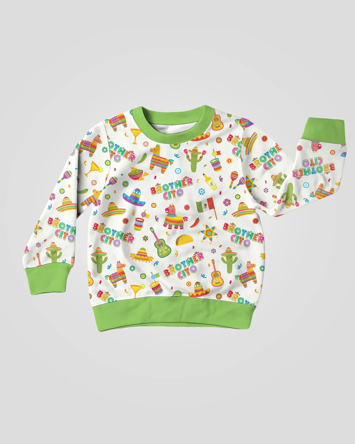 Cinco de Mayo Family Matching Bamboo Crewneck Sweatshirt