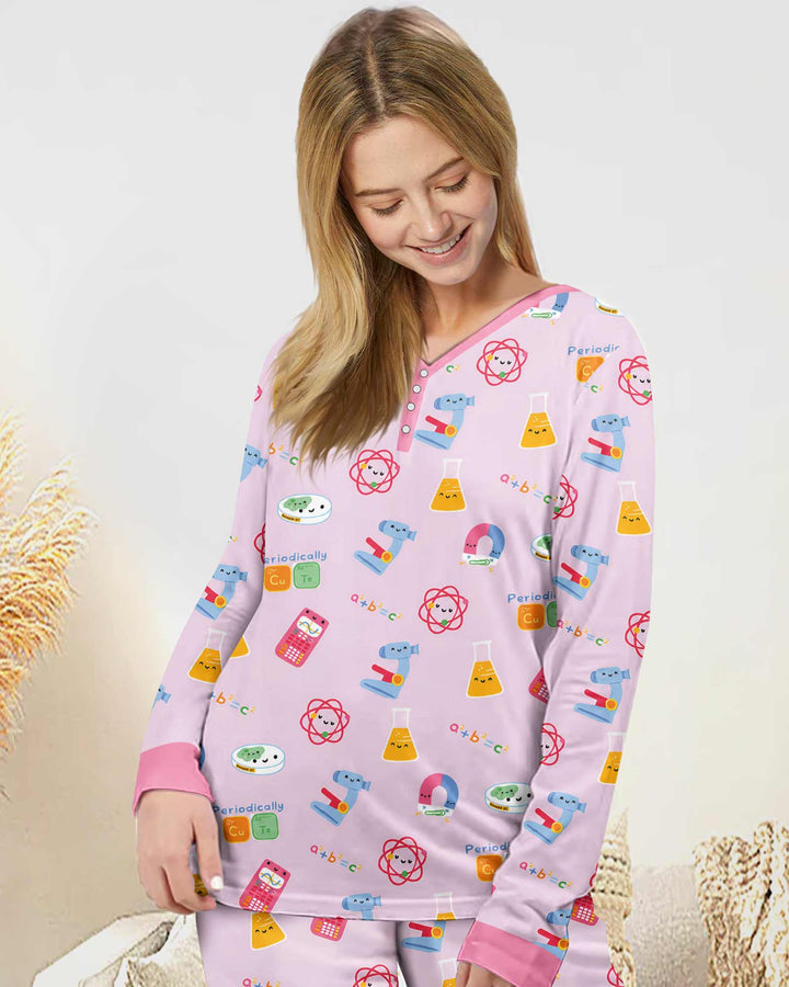 Vorlage Bambus Damen Pyjama Set