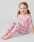 Zweiteiliges, kurzärmliges Pyjama-Set mit Marienkäfern