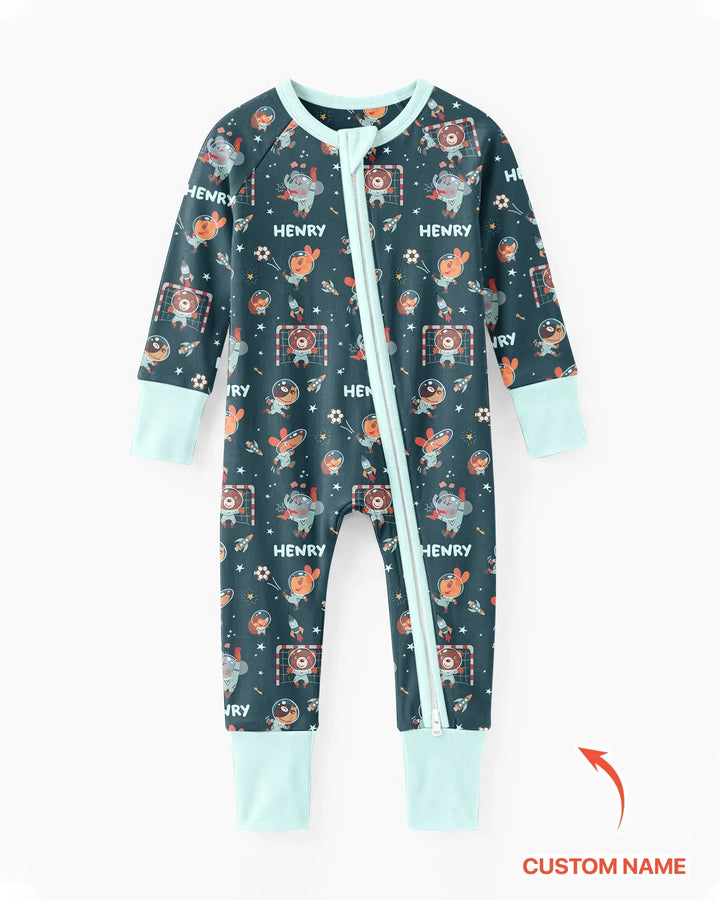Gerippte Babykleidung mit individuellem Foto - Weich &amp; Skizzenhaft