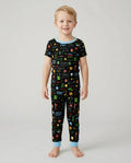 Zweiteiliges, kurzärmliges Pyjama-Set mit Marienkäfern