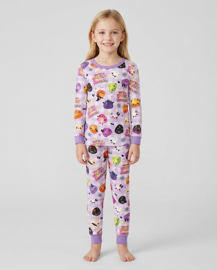 You're A Spooky Dumpling Bamboo Two Piece Long Sleeve Pajama Set
