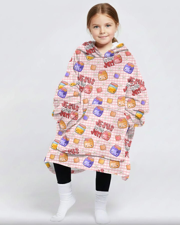 Jesus is My Jam Custom Bamboo Blanket Hoodie