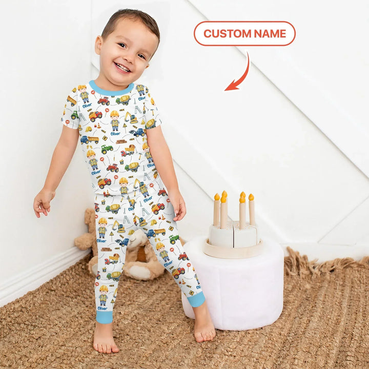 Zweiteiliges, kurzärmliges Pyjama-Set mit Marienkäfern