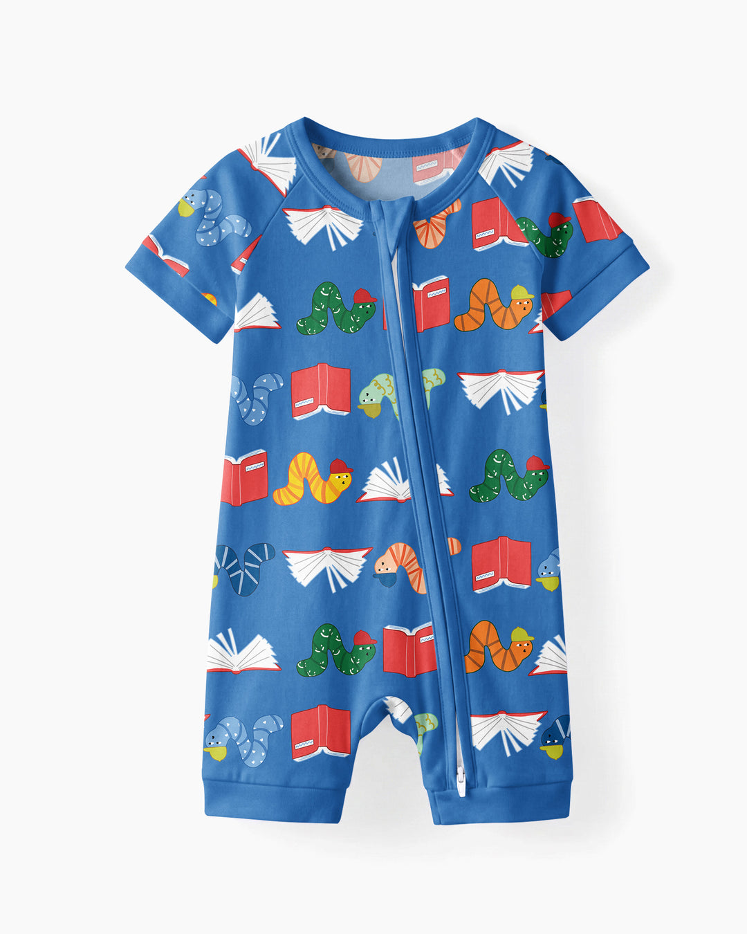 Bookworm Family Matching Bamboo Shorty Zippy