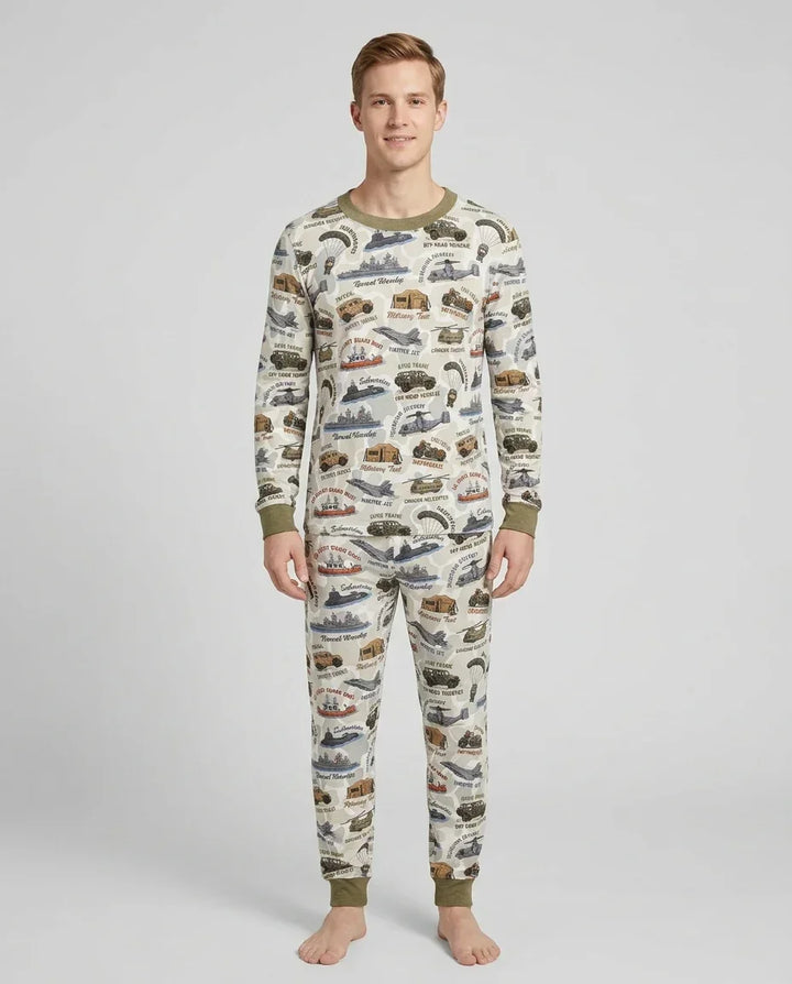 Vorlage Herren-Pyjama-Set