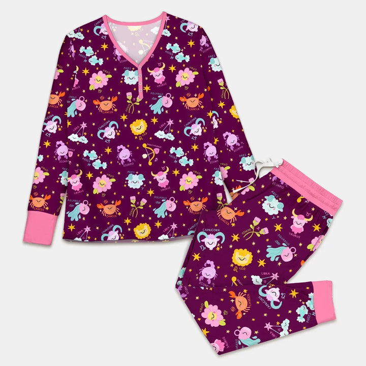 Vorlage für individuelles Damen-Pyjama-Set