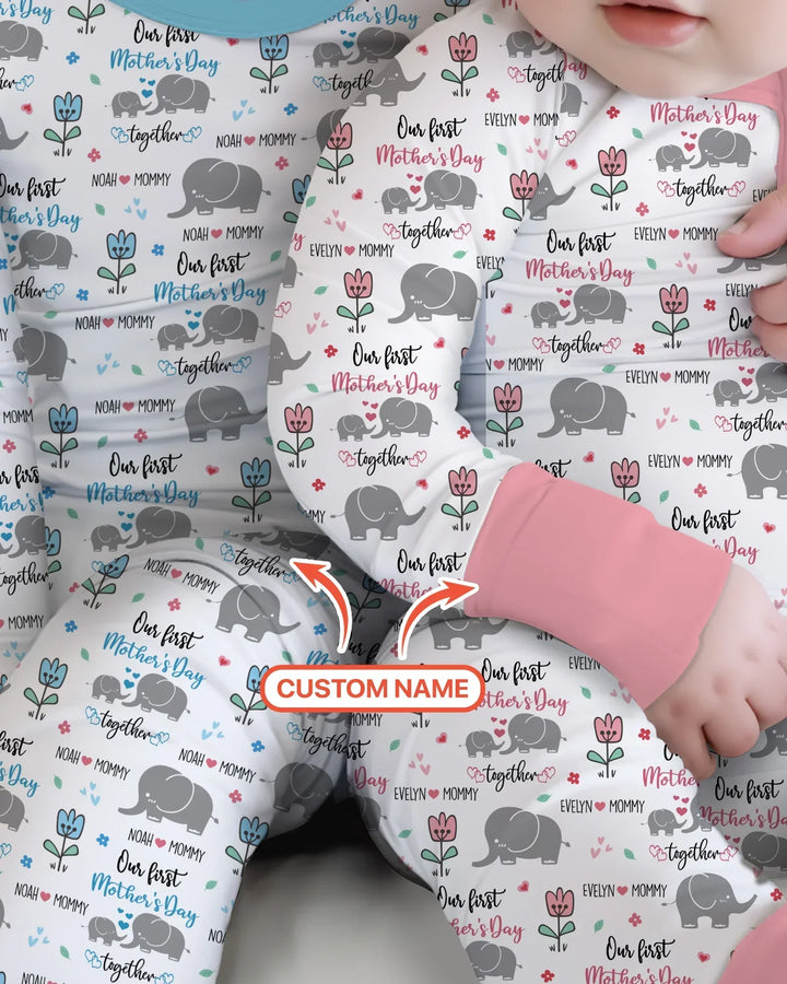 Gerippte Babykleidung mit individuellem Foto - Weich &amp; Skizzenhaft