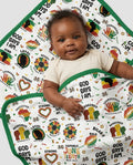 God Says I Am Juneteenth Bamboo Blanket