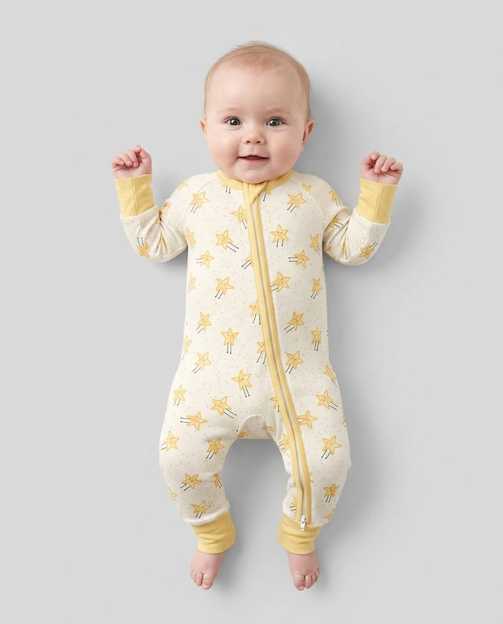 Gerippte Babykleidung mit individuellem Foto - Weich &amp; Skizzenhaft