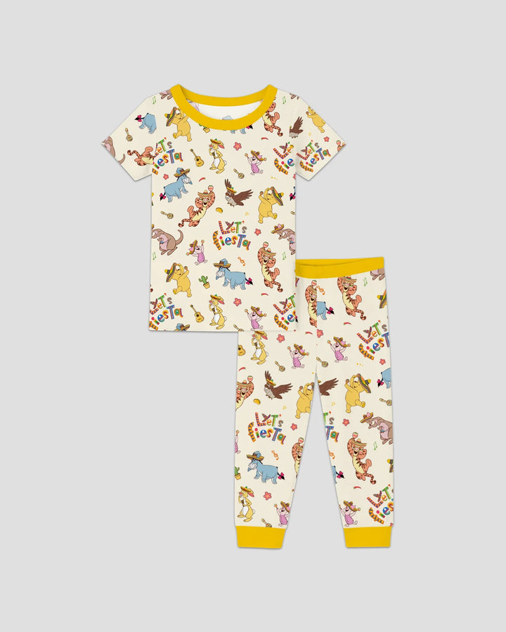 Zweiteiliges, kurzärmliges Pyjama-Set mit Marienkäfern