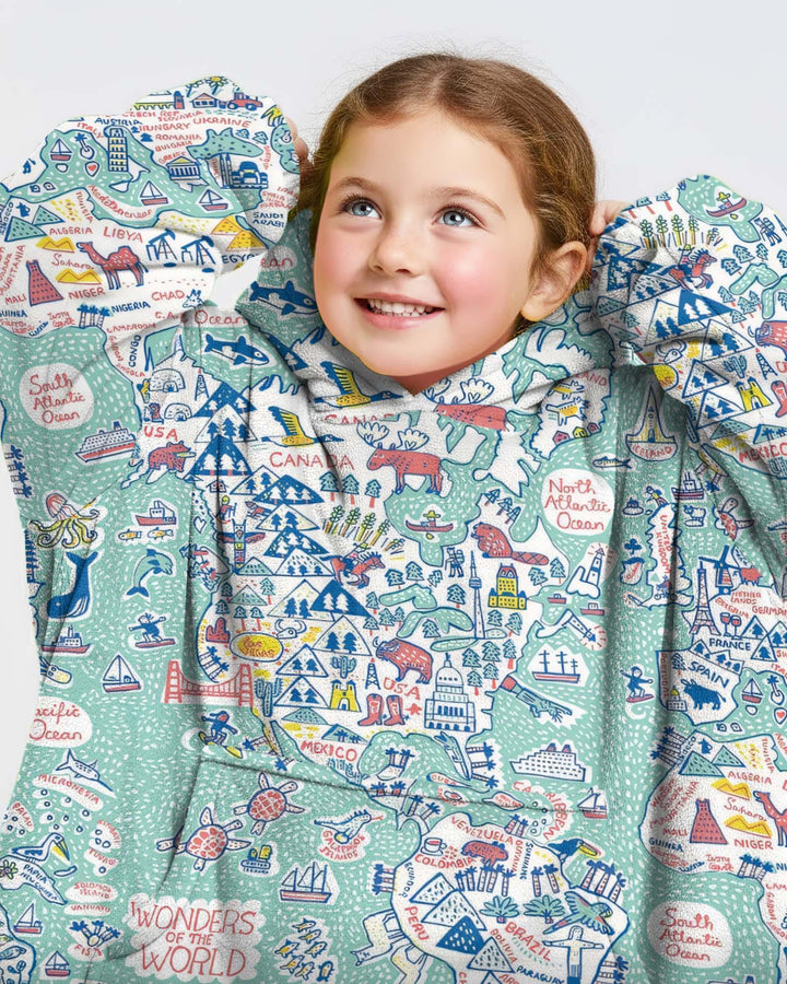 Hello World Wonders Bambus-Deckenhoodie