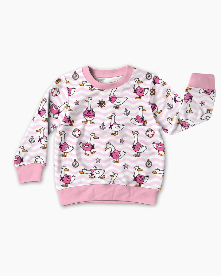 Sweatshirt mit Rundhalsausschnitt aus Bambusfaser