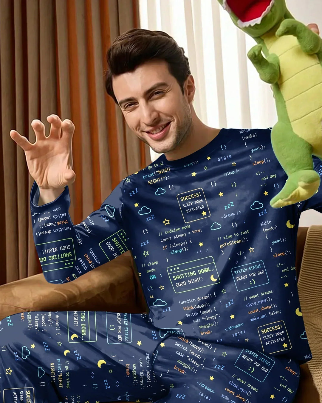 Vorlage Herren-Pyjama-Set