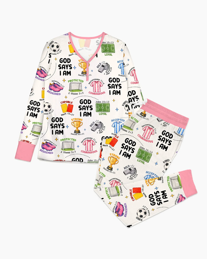 Vorlage Bambus Damen Pyjama Set