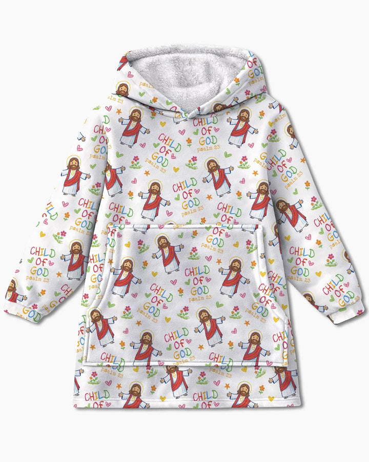 Jesus liebt mich Bambus-Decken-Hoodie