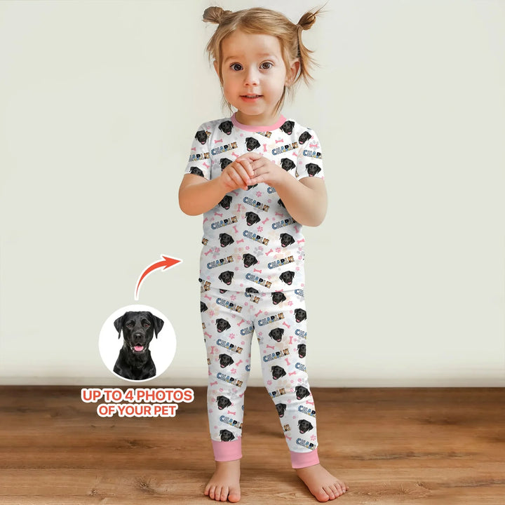 Zweiteiliges, kurzärmliges Pyjama-Set mit Marienkäfern