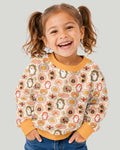 Cute Vintage Magical Cottage Style Halloween Bamboo Crewneck Sweatshirt