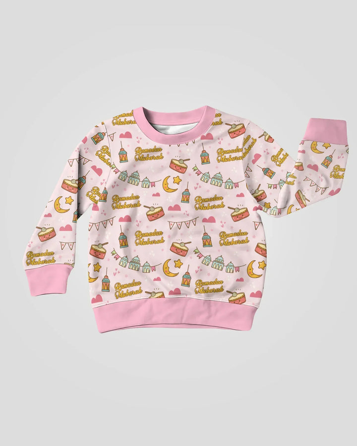Ramadan Mubarak Bamboo Crewneck Sweatshirt