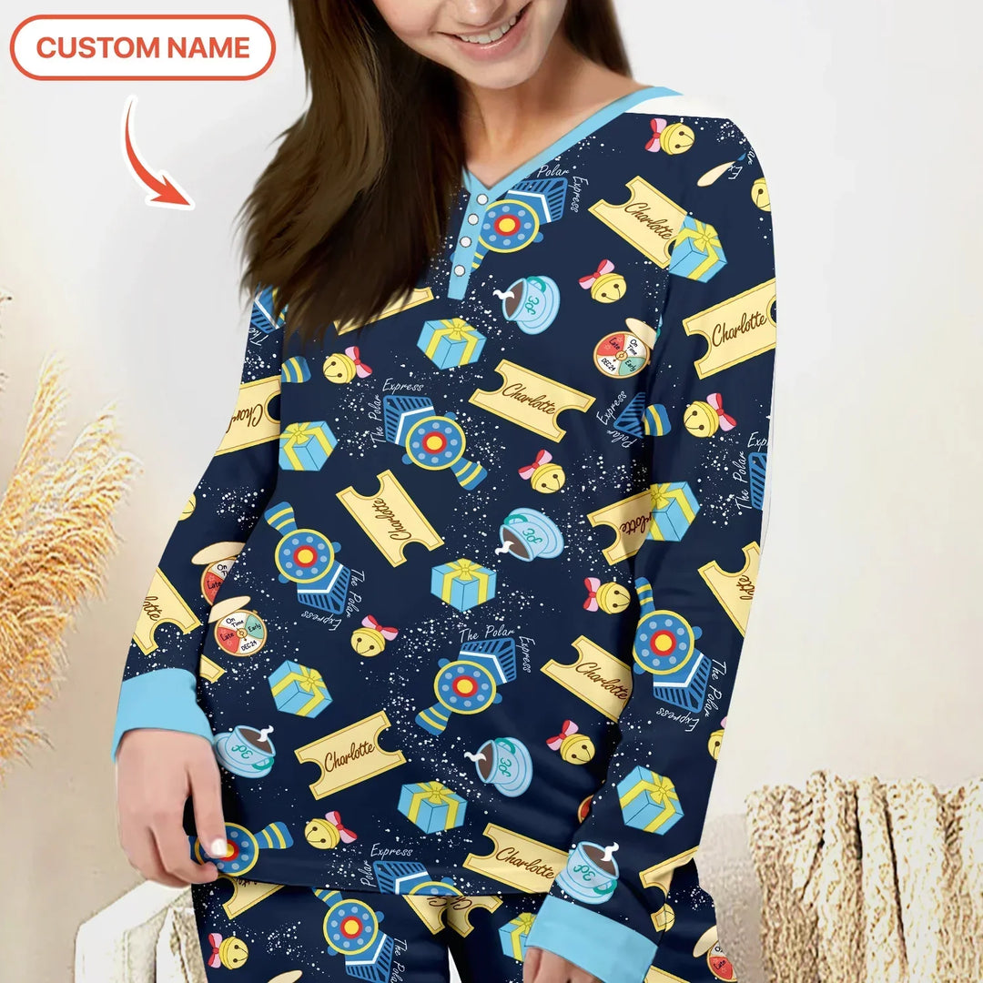 Vorlage für individuelles Damen-Pyjama-Set