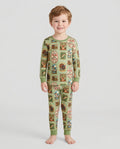 Hunting Let Us Thank Him For Our Food Bamboo Two Piece Long Sleeve Pajama Set