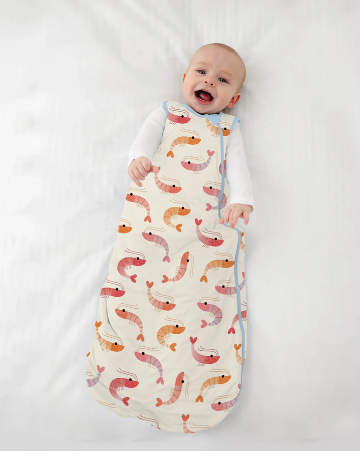 Sweet Shrimp Parade Bamboo Sleep Bag