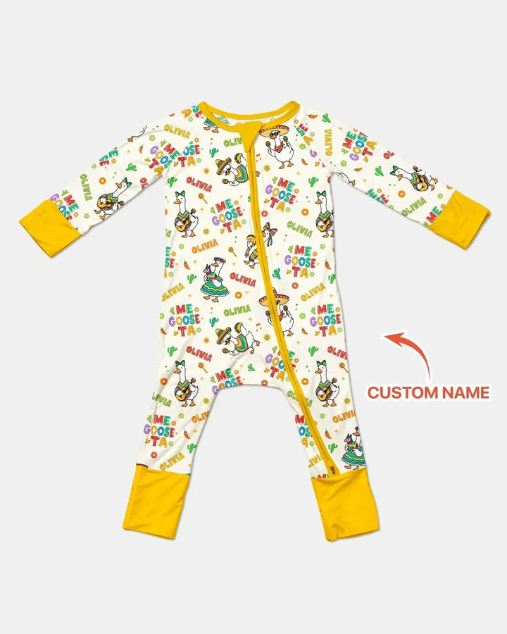 Custom name Me Goose-ta Bamboo Convertible Zippy