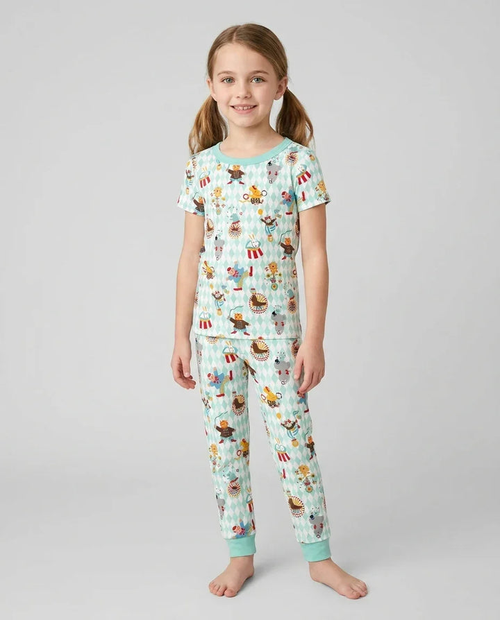 Zweiteiliges, kurzärmliges Pyjama-Set mit Marienkäfern