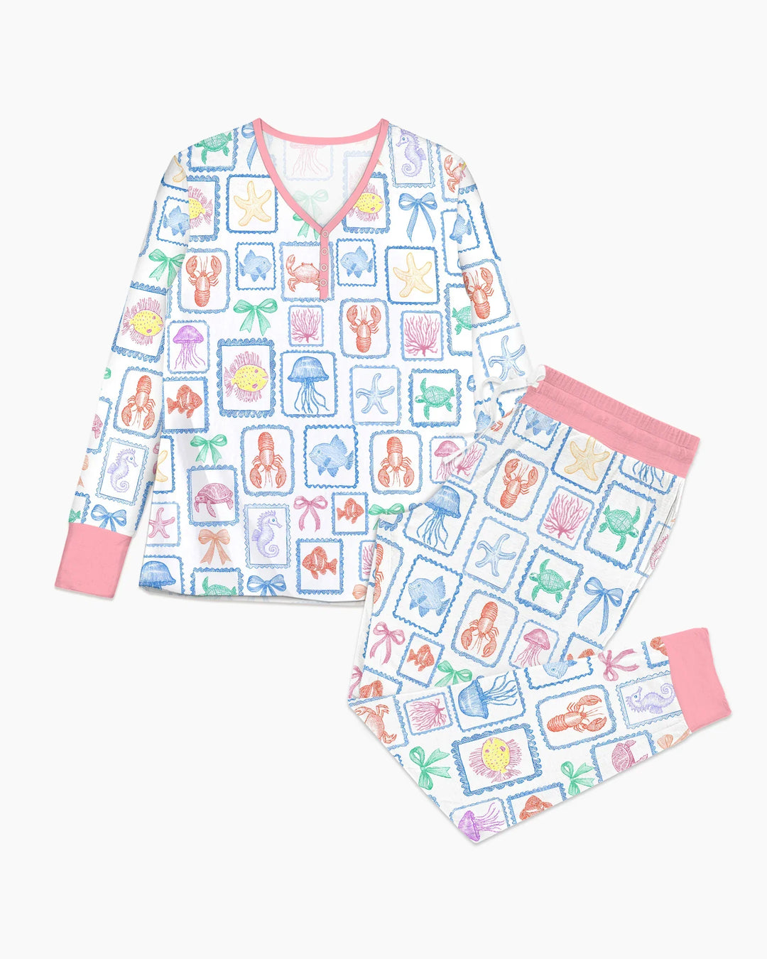 Vorlage Bambus Damen Pyjama Set