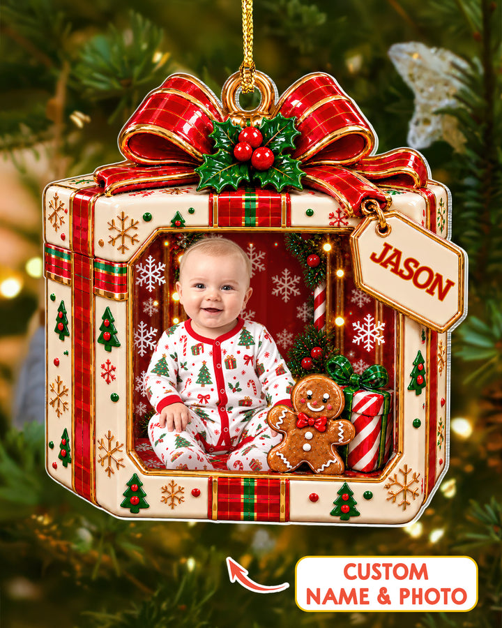 Wrapped With Love Acrylic Ornament