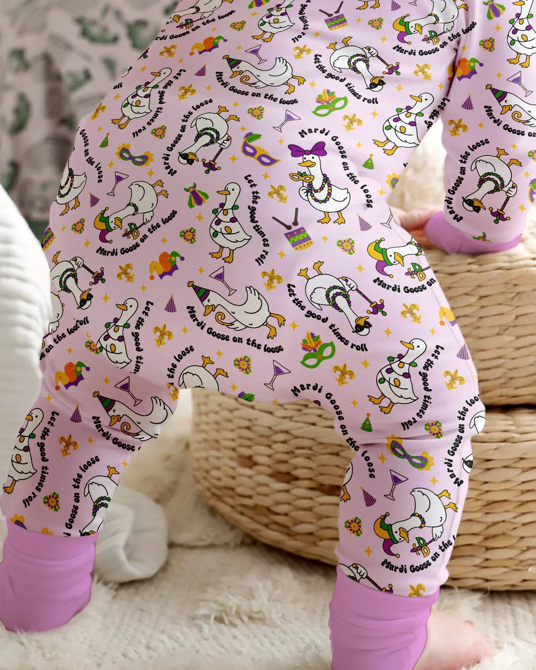 Gerippte Babykleidung mit individuellem Foto - Weich &amp; Skizzenhaft
