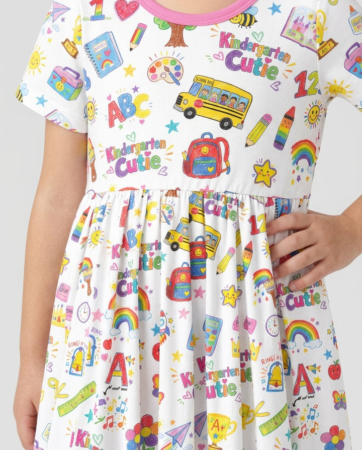 Kindergarten Cutie Bamboo Twirl Dress