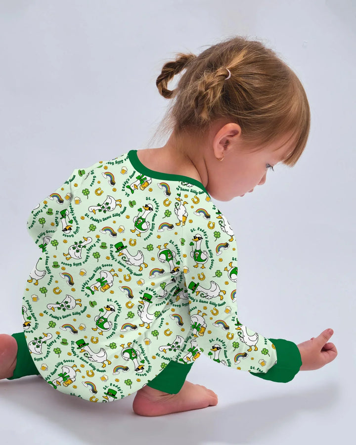 St. Patrick's Day Silly Goose Bamboo Convertible Zippy