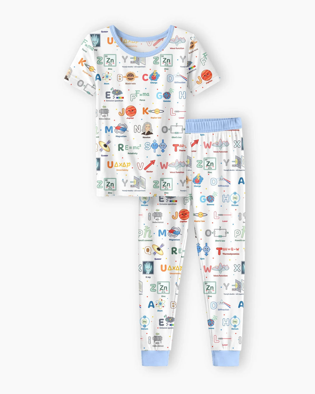 Zweiteiliges, kurzärmliges Pyjama-Set mit Marienkäfern