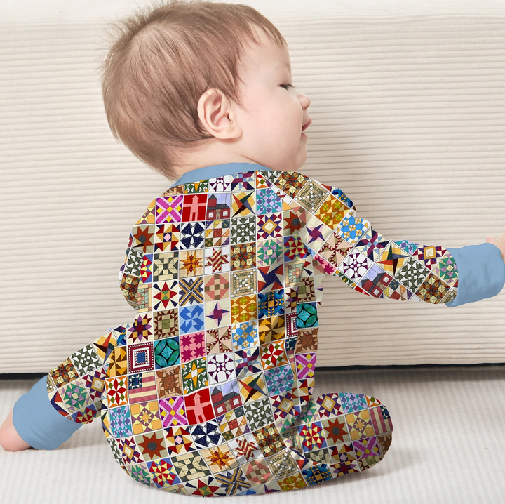 Gerippte Babykleidung mit individuellem Foto - Weich &amp; Skizzenhaft