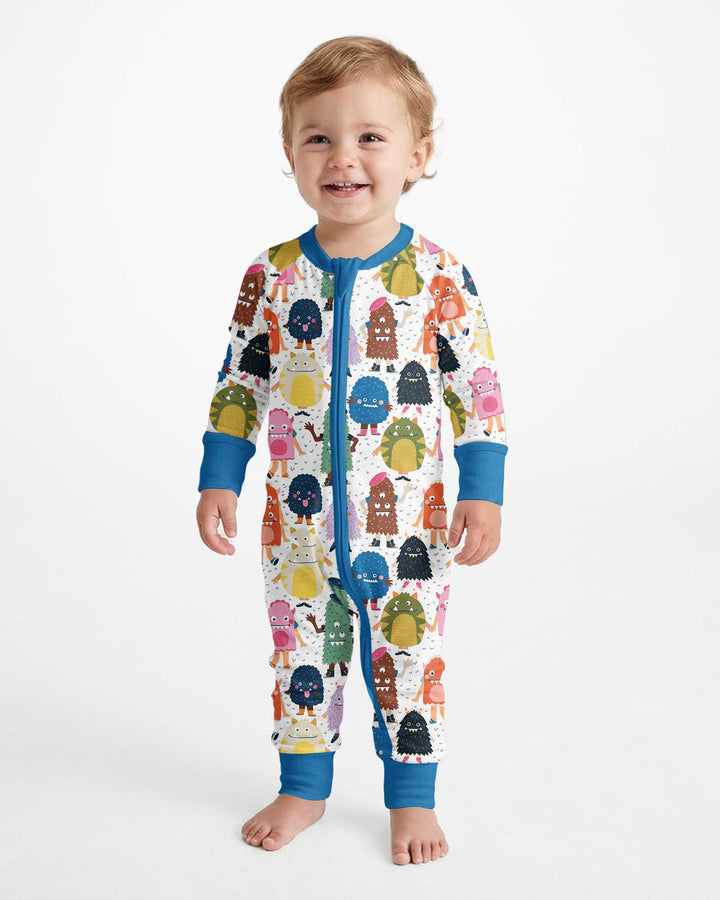(Not So) Scary Monsters Bamboo Convertible Zippy