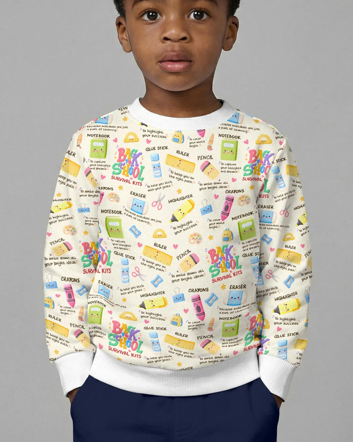 Sweatshirt mit Rundhalsausschnitt aus Bambusfaser