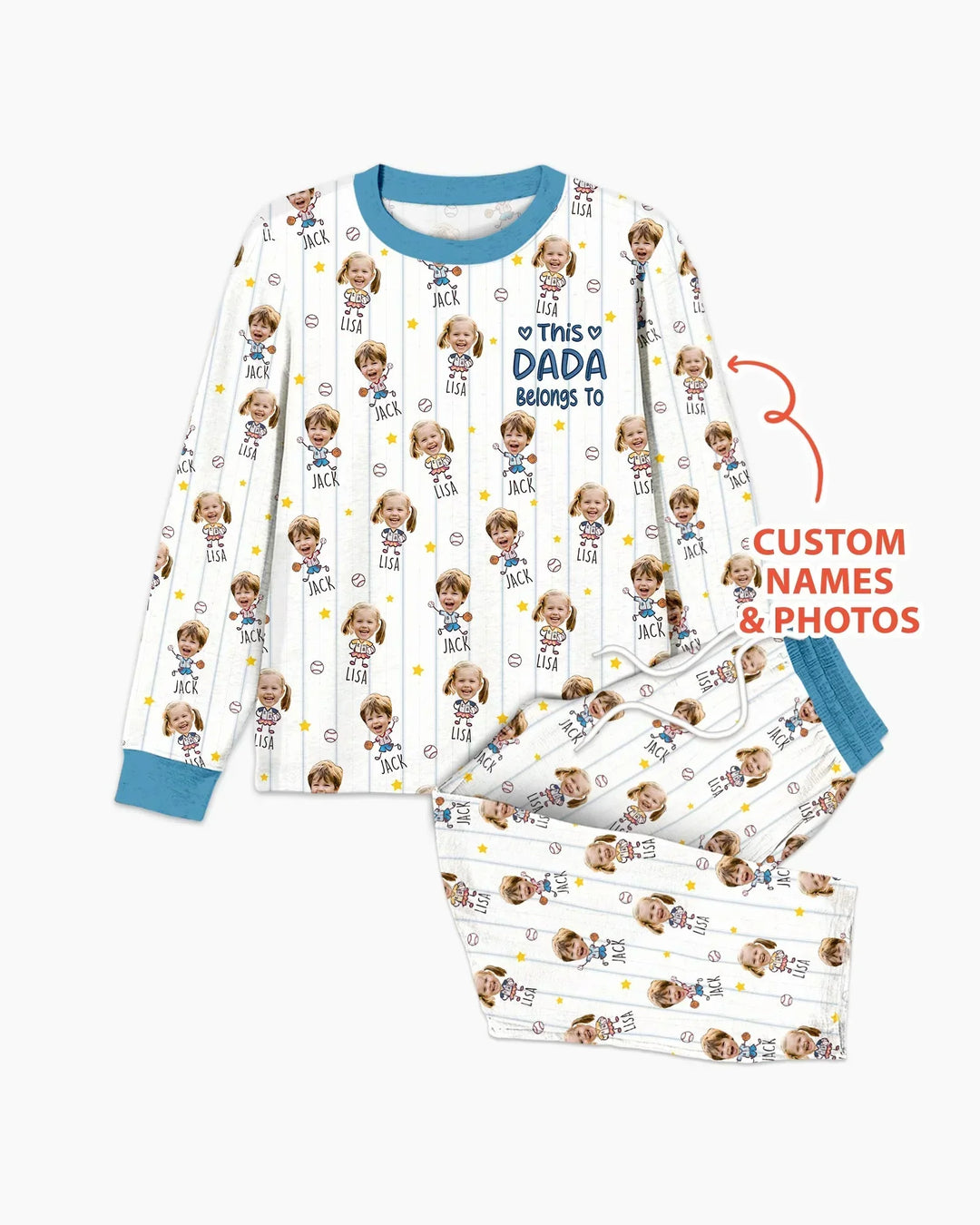 Vorlage Benutzerdefiniertes Herren-Pyjama-Set