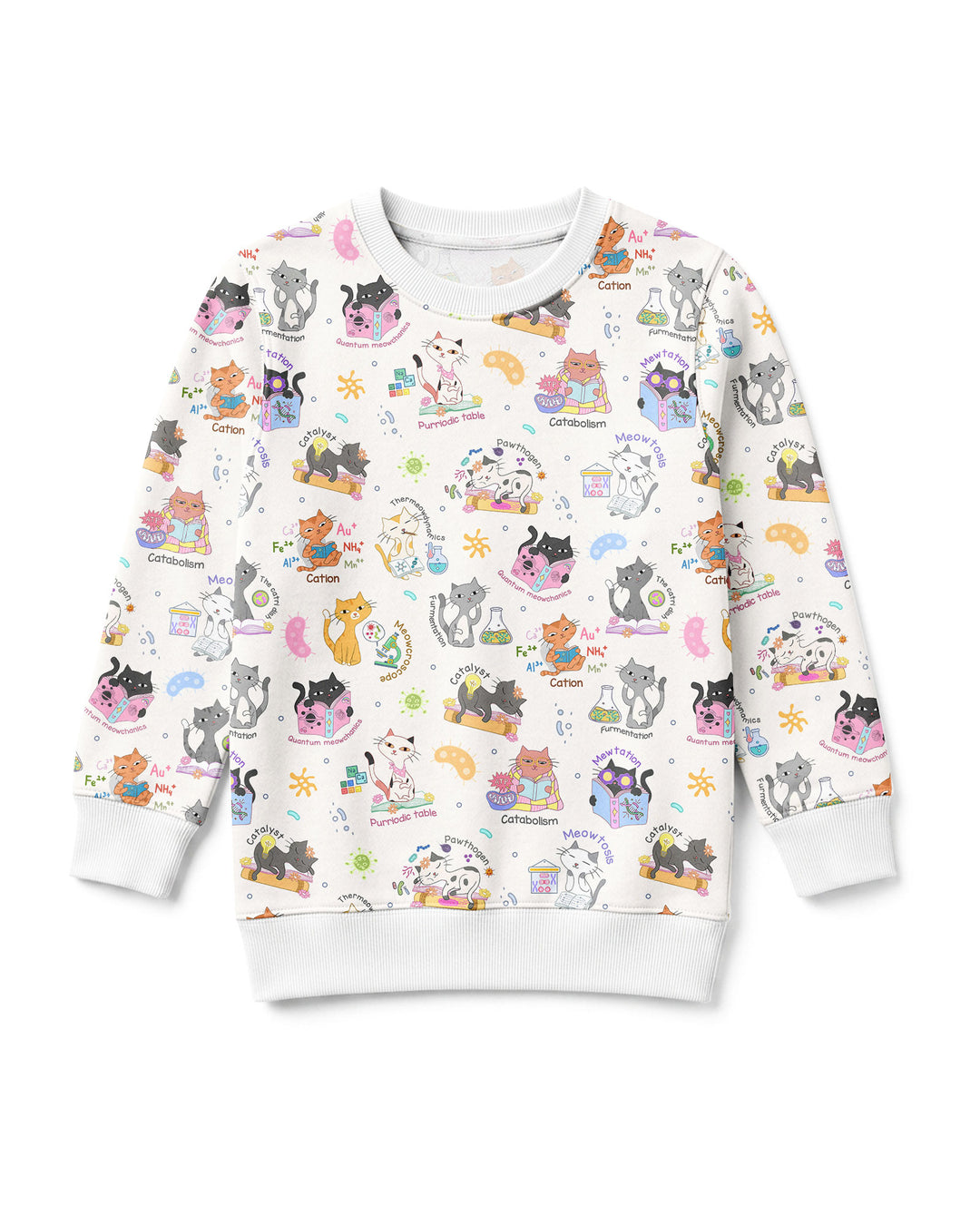 Sweatshirt mit Rundhalsausschnitt aus Bambusfaser