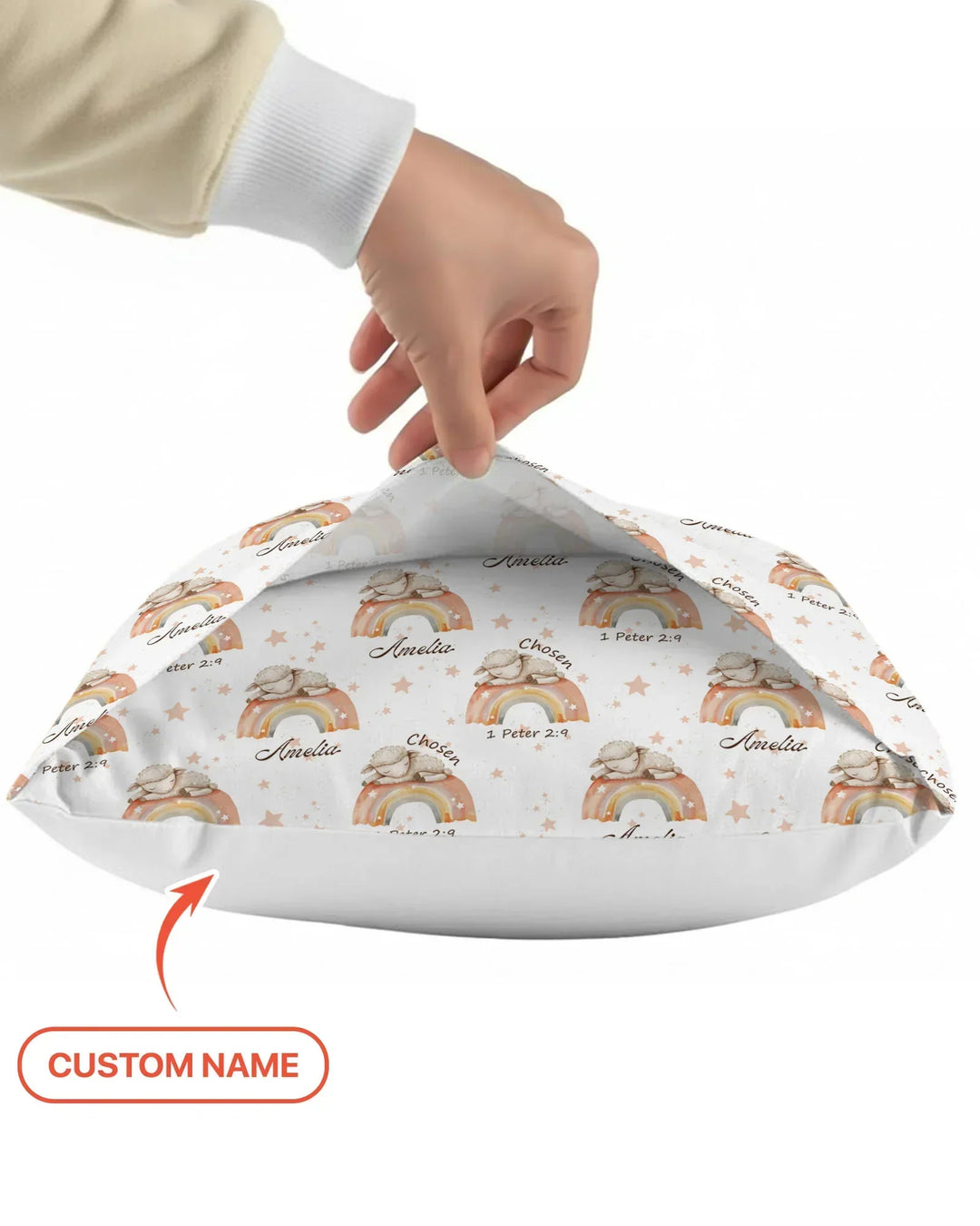 Chosen As His Own Custom Name Bamboo Pillow Case